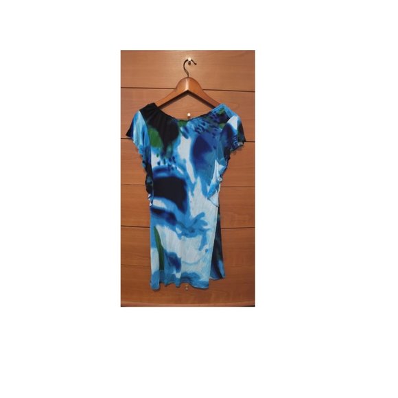 Fun summer top or beach cover up Medium Tie Dyed - Picture 2 of 5